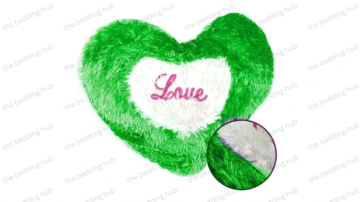 Luxury Romantic Heart Print Cushion Cover 16x16 Inch – Decorative Sofa Cushion Cover