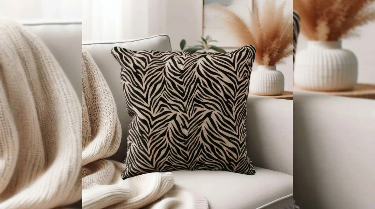 Premium Jacquard Cushion Cover 15x15 Inch – Elegant Decorative Sofa Cushion Cover