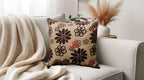 Premium Jacquard Cushion Cover 15x15 Inch – Elegant Decorative Sofa Cushion Cover