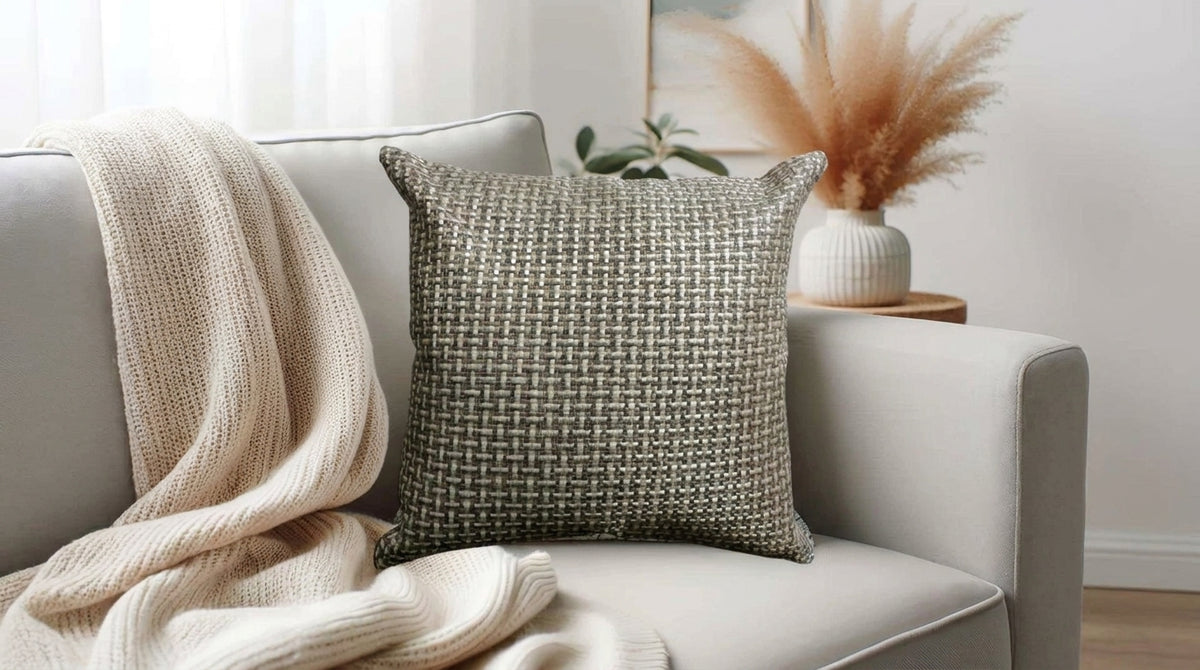 Premium Jacquard Cushion Cover 15x15 Inch – Elegant Decorative Sofa Cushion Cover