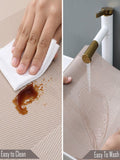 5 Pieces Light PVC Placemats with Table Runner