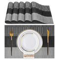 New Grey PVC Placemats Set Multiple