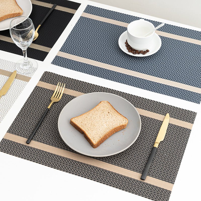 New Border PVC Placemats Set Multiple