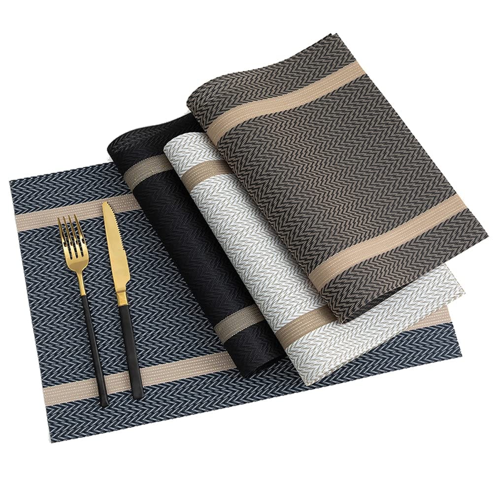 New Border PVC Placemats Set Multiple