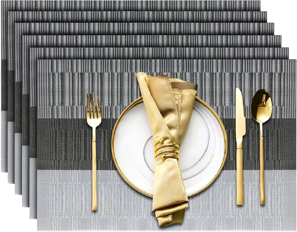 New Border PVC Placemats Set Multiple